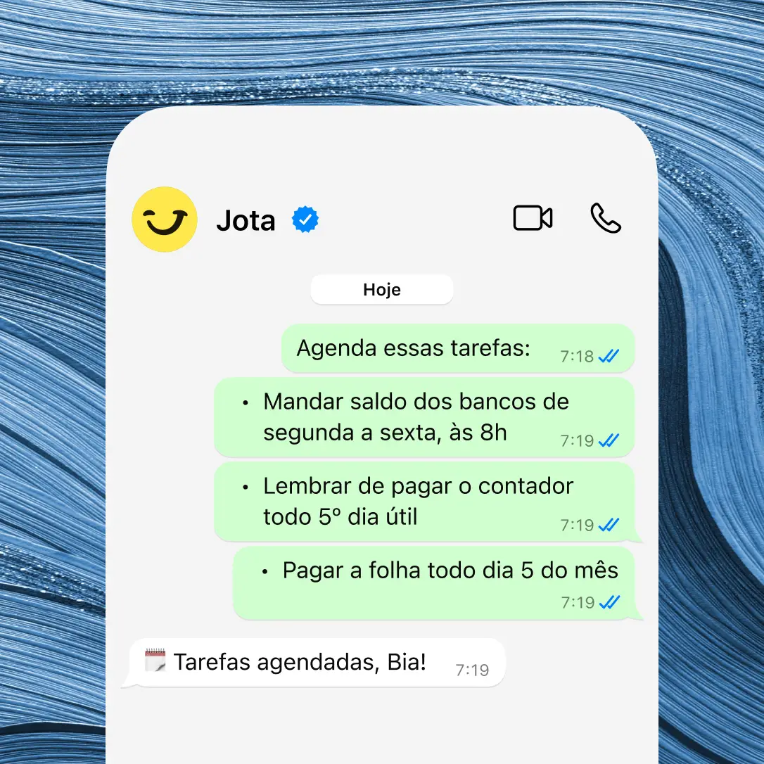 Tarefas, lembretes e pagamentos recorrentes no WhatsApp