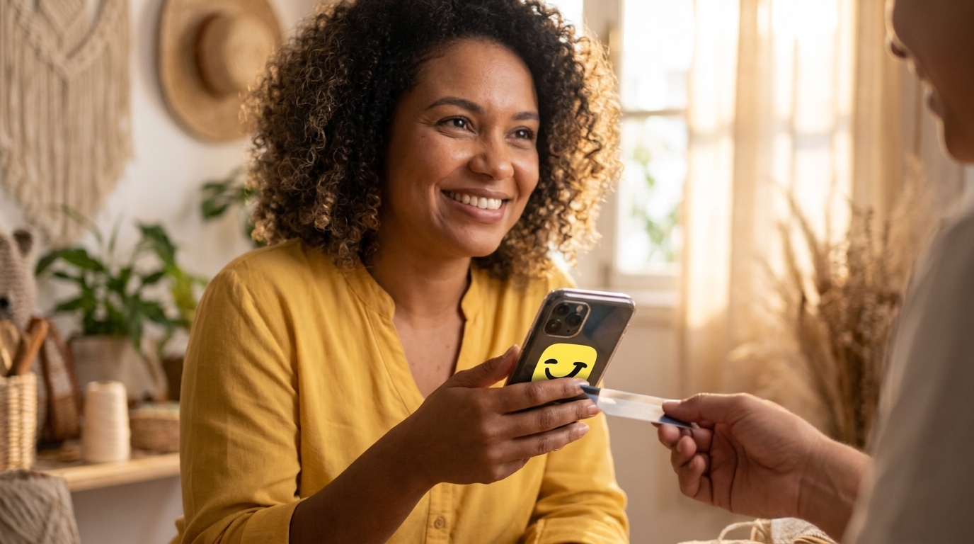 Maquininha sem aluguel para autônomo: Tap on Phone do Jota
