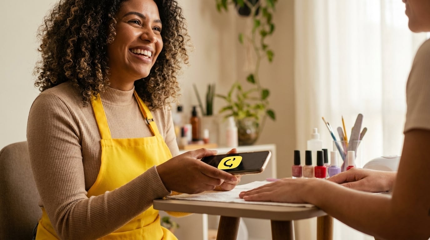 Tap to Pay para manicure: como cobrar pelo celular