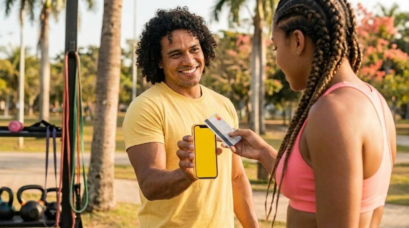 Tap to Pay para personal trainer: transforme seu celular