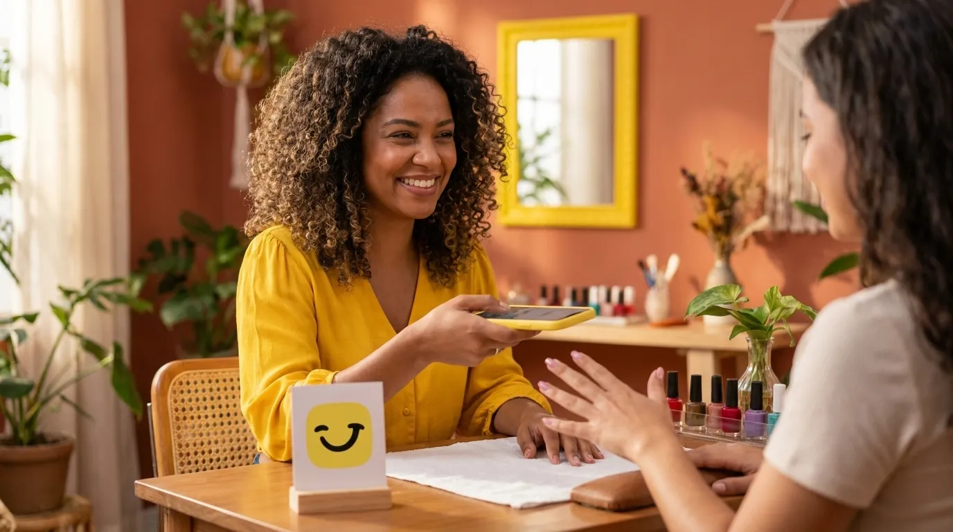 Maquininha de cartão para manicure: use seu celular