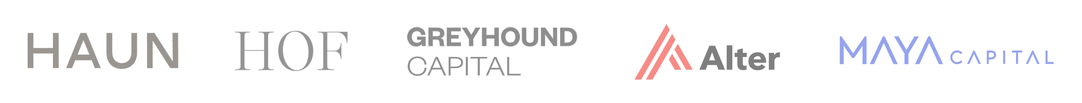 Haun, HOF, Greyhound Capital, Alter e Maya Capital
