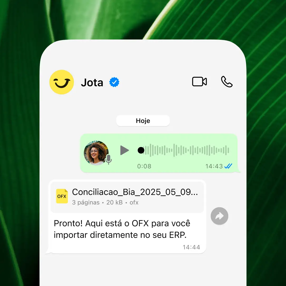 Gerencie seus pagamentos pelo WhatsApp