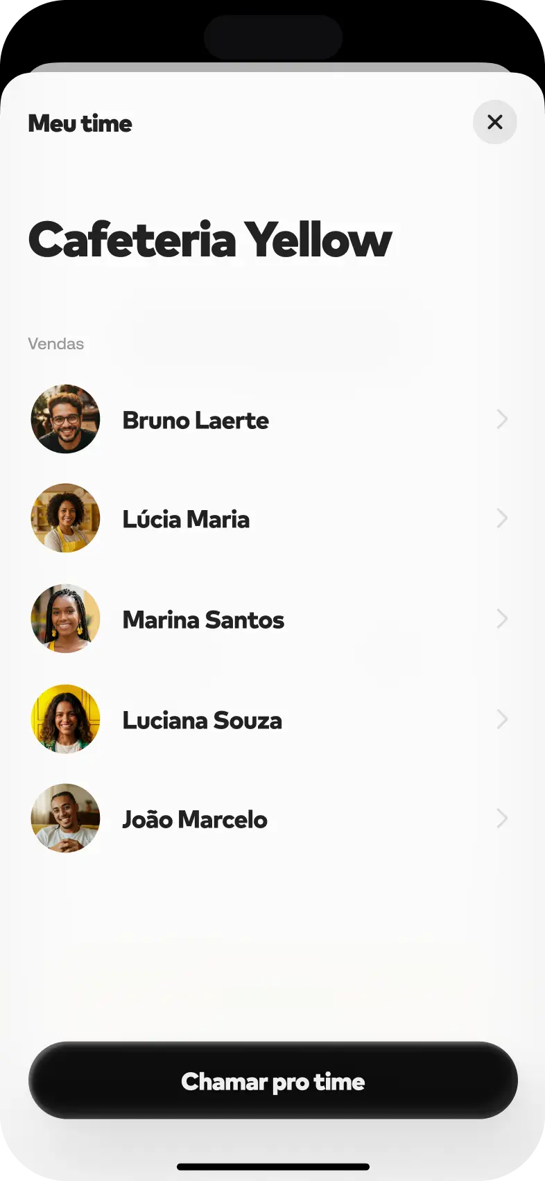 Equipe cobrando para a mesma conta com FalaTap